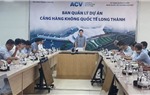 Thứ trưởng Lê Anh Tuấn: Tăng tốc thi công nhà ga, đường kết nối sân bay Long Thành